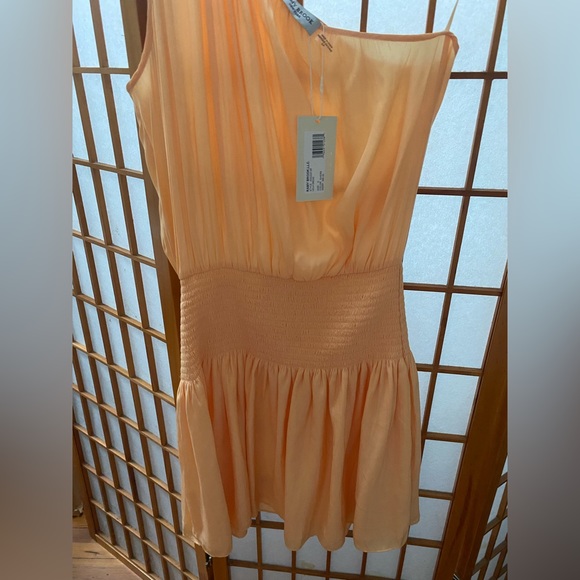 NWT- Ramy Brook Leila Dress in Orange/Sherbert/Peach - Picture 4 of 6